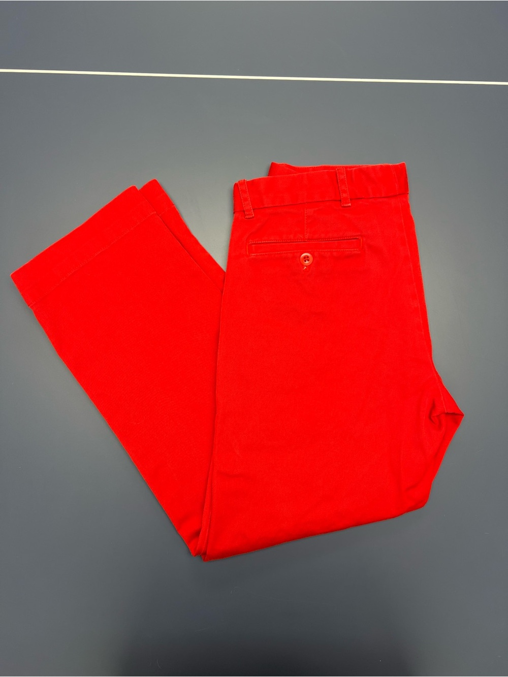 Ralph Lauren  Red Straight-Leg Capris Pants